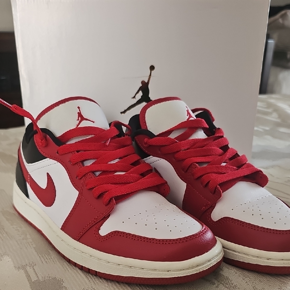 Nike Red and White Women's Sneakers